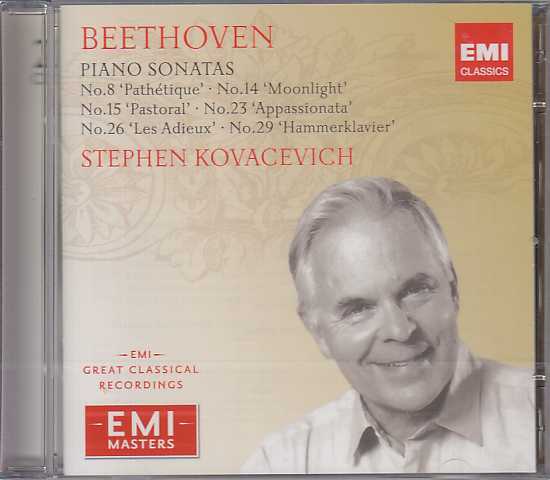 Ludwig van Beethoven / Piano Sonatas // Stephen Kovacevich