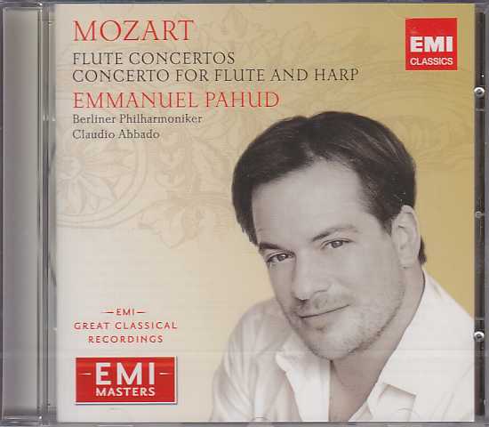 W.A. Mozart / Flute Concertos / Concerto for Flute & Harp / Emmanuel Pahud / Claudio Abbado