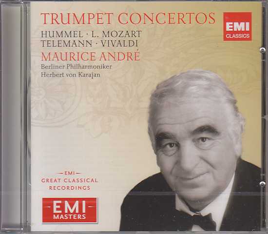 Johann Nepomuk Hummel / Leopold Mozart / Georg Philipp Telemann / Antonio Vivaldi / Trumpet Concertos / Maurice André (EMI Masters)