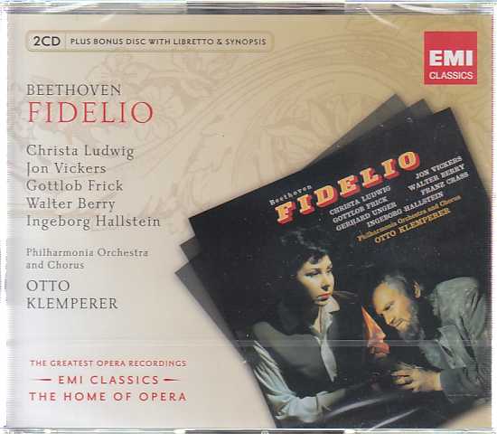 Ludwig van Beethoven / Fidelio / Christa Ludwig / Jon Vickers / Philharmonia Orchestra / Otto Klemperer