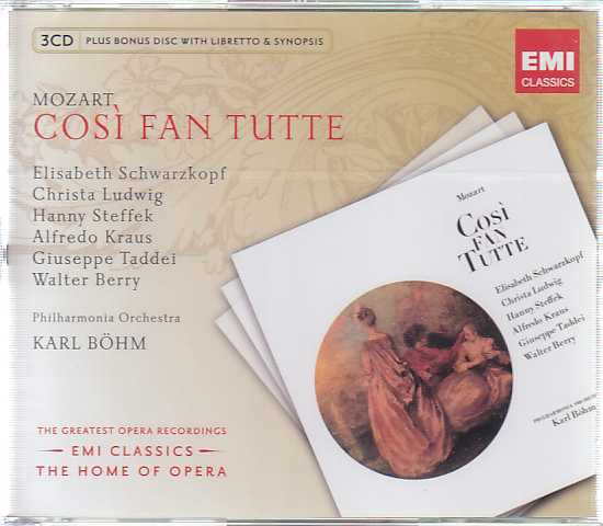 W.A. Mozart / Così fan tutte / Elisabeth Schwarzkopf / Christa Ludwig / Philharmonia Orchestra and Chorus / Karl Böhm