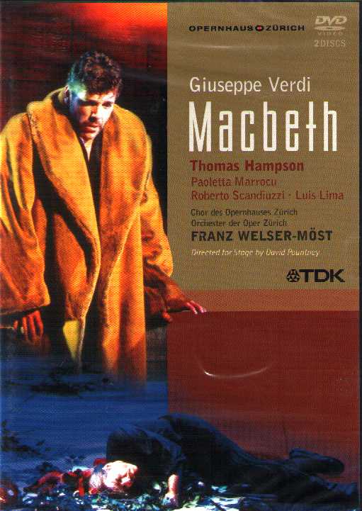 Giuseppe Verdi / Macbeth / Thomas Hampson / Paoletta Marrocu / Zürich Opera DVD