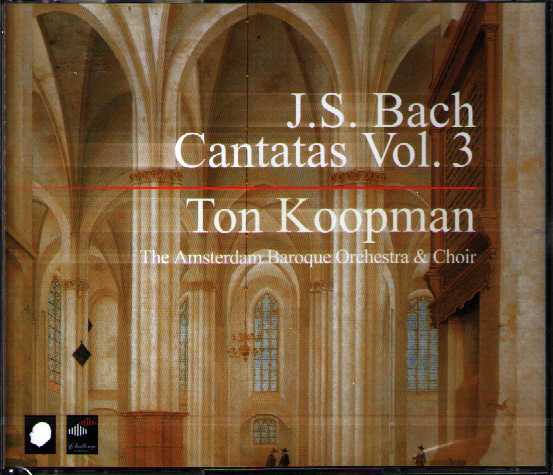J.S. Bach / Complete Cantatas vol. 3 // Barbara Schlick / Caroline Stam / Ruth Holton / Els Bongers / Elisabeth von Magnus / Andreas Scholl / Paul Agnew / Klaus Mertens / Amsterdam Baroque Orchestra / Ton Koopman