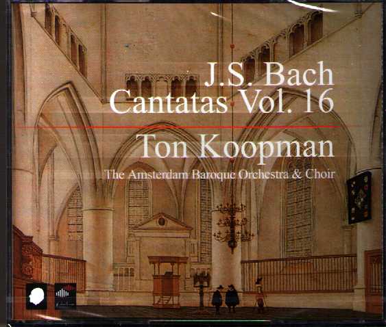 J.S. Bach / Complete Cantatas vol. 16 // Johannette Zomer / Sandrine Piau / Sibylla Rubens / Bogna Bartosz / Annette Markert / James Gilchrist / Paul Agnew / Christoph Prégardien / Klaus Mertens / Amsterdam Baroque Orchestra / Ton Koopman