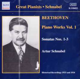Ludwig van Beethoven / Piano Works Vol. 1 // Artur Schnabel