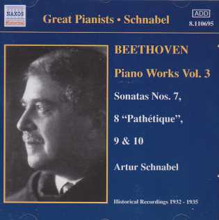 Ludwig van Beethoven / Piano Works Vol. 3 / Artur Schnabel