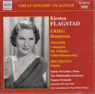 Edvard Grieg / Richard Wagner / Ludwig van Beethoven / Songs and Arias / Kirsten Flagstad