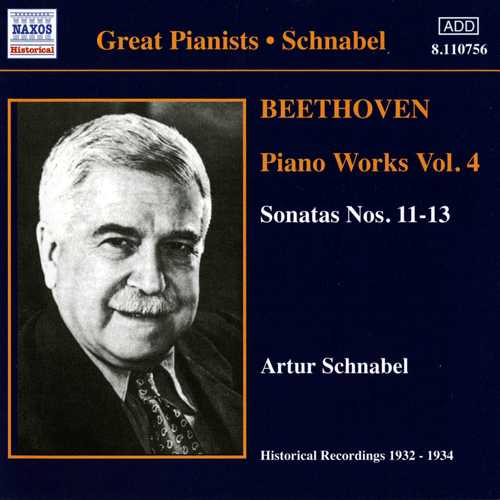 Ludwig van Beethoven / Piano Works Vol. 4 / Artur Schnabel