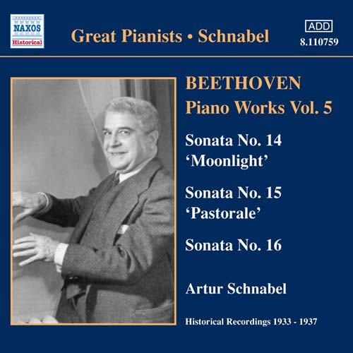 Ludwig van Beethoven / Piano Works Vol. 5 / Artur Schnabel