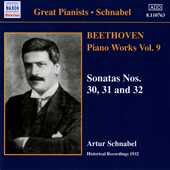 Ludwig van Beethoven / Piano Works vol. 9 / Artur Schnabel