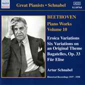 Ludwig van Beethoven / Piano Works vol. 10 // Artur Schnabel