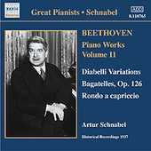 Ludwig van Beethoven / Piano Works vol. 11 / Artur Schnabel