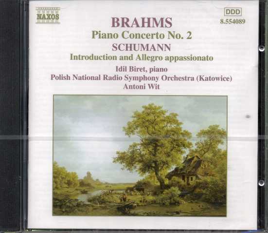 Johannes Brahms / Piano Concerto no. 2 / Robert Schumann / Introduction and Allegro appasionato / Idil Biret