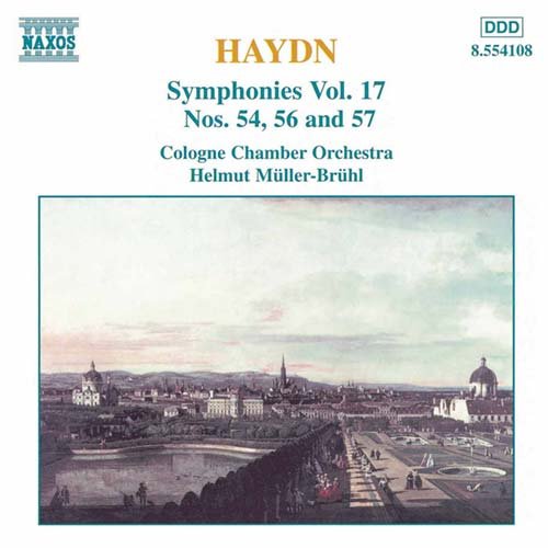 Joseph Haydn / Symphonies 54, 56 & 57 / Cologne Chamber Orchestra / Helmut Müller-Brühl