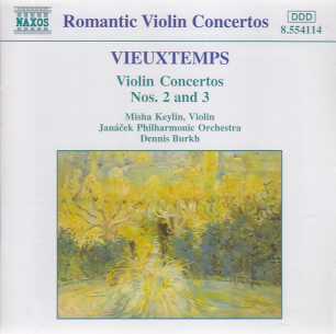 Henri Vieuxtemps / Violin Concertos Nos. 2 & 3 // Misha Keylin / Janácek Philharmonic Orchestra / Dennis Burkh
