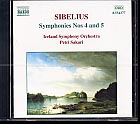 Jean Sibelius / Symphonies 4 & 5 / Iceland SO / Petri Sakari