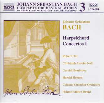 J.S. Bach / Harpsichord Concertos, vol. 1