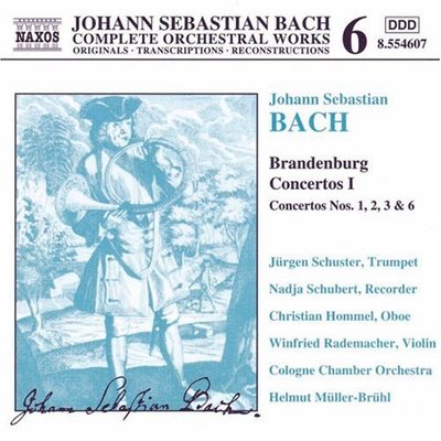 J.S. Bach / Brandenburg Concertos I / Cologne Chamber Orchestra / Helmut Müller-Brühl