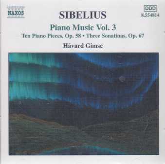 Jean Sibelius / Piano Music Vol. 3 / Håvard Gimse