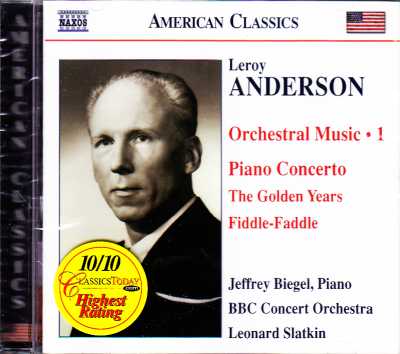 Leroy Anderson / Orchestral Music vol. 1 / BBC Concert Orchestra / Leonard Slatkin