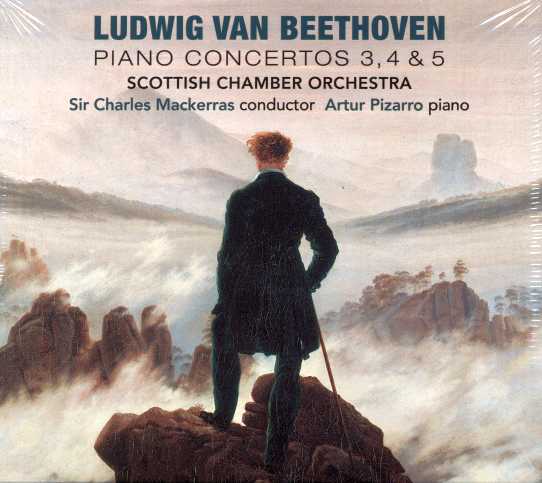 Ludwig van Beethoven / Piano Concertos 3, 4 & 5 / Scottish Chamber Orchestra / Charles Mackerras / Artur Pizarro SACD