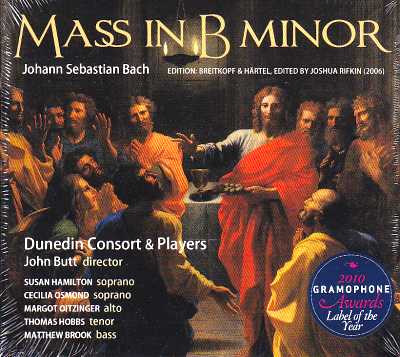 J.S. Bach / Mass in B minor / Dunedin Consort & Players / John Butt