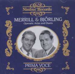 Robert Merrill & Jussi Björling / Operatic Arias & Duets