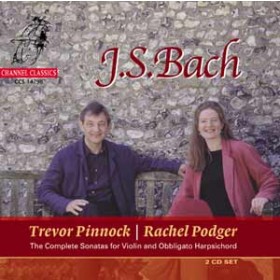 J.S. Bach / Sonatas for Violin and Harpsichord, vol. 1 / Rachel Podger / Trevor Pinnock