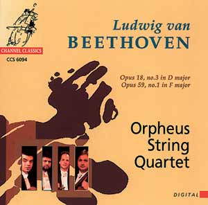 Ludwig van Beethoven / String Quartets nos. 3 & 7 / Orpheus String Quartet