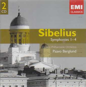 Jean Sibelius / Symphonies 1-4 / Helsinki Philharmonic Orchestra / Paavo Berglund 2CD