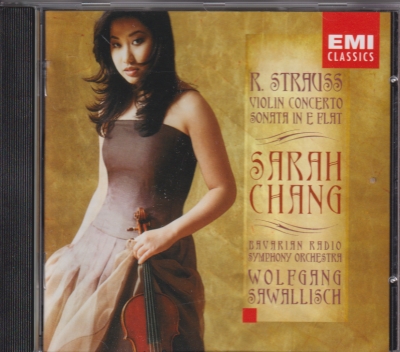 Richard Strauss / Violin Concerto / Violin Sonata / KÄYTETTY CD // Sarah Chang / Bavarian Radio Symphony Orchestra / Wolfgang Sawallisch