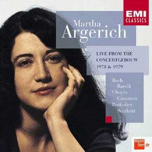 Martha Argerich / Live from the Concertgebouw / J.S. Bach / Béla Bartók / Frédéric Chopin / Alberto Ginastera / Sergei Prokofiev / Domenico Scarlatti