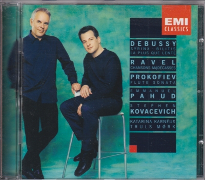 Emmanuel Pahud / Syrinx / KÄYTETTY CD // Claude Debussy / Maurice Ravel / Sergei Prokofiev