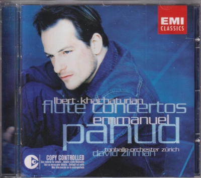 Jacques Ibert / Aram Khachaturian / Flute Concertos / KÄYTETTY CD // Emmanuel Pahud / David Zinman