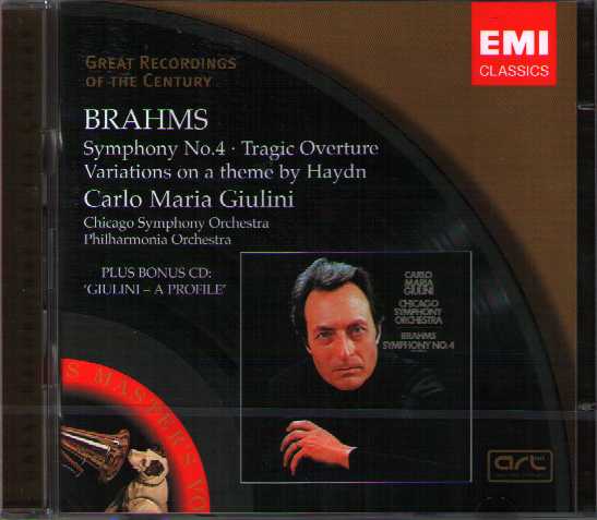Johannes Brahms / Symphony no. 4 / Carlo Maria Giulini / Great Recordings of the Century