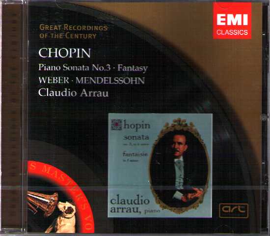 Frédéric Chopin / Piano Sonata no. 3, etc. / Claudio Arrau