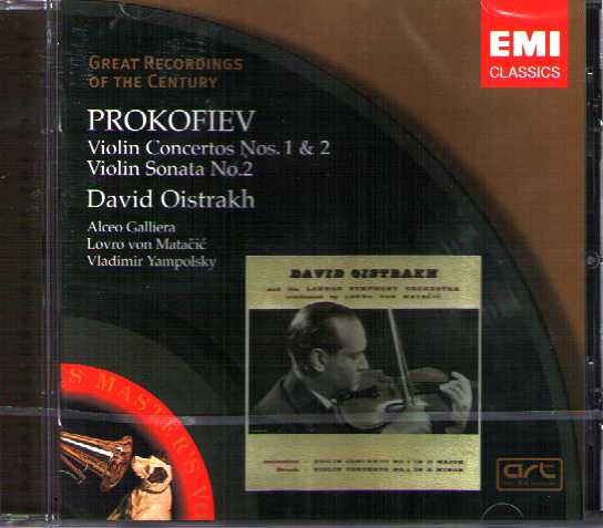 Sergei Prokofiev / Violin Concertos / David Oistrakh / Philharmonia Orchestra / Great Recordings of the Century