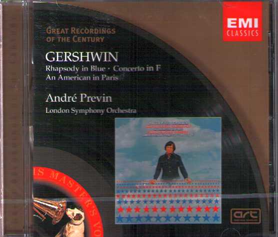 George Gershwin / Rhapsody in Blue / American in Paris / Piano Concerto // London Symphony Orchestra / André Previn