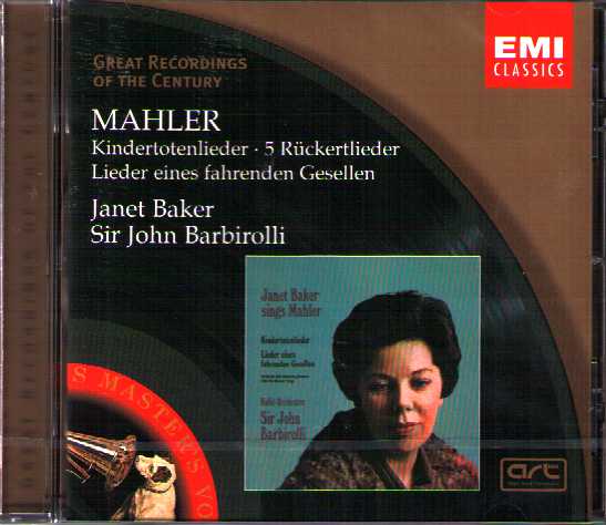 Gustav Mahler / Lieder / Janet Baker / Sir John Barbirolli / Great Recordings of the Century