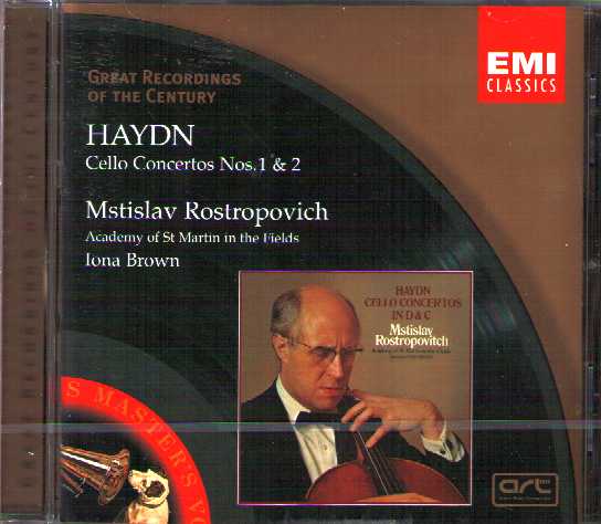 Joseph Haydn / Cello Concertos / Msistlav Rostropovich / Great Recordings of the Century