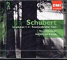 Franz Schubert / Symphonies 1-4 etc. / Berliner Philharmoniker / Herbert von Karajan 2CD