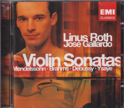 Linus Roth / Violin Sonatas / KÄYTETTY CD // Felix Mendelssohn / Johannes Brahms / Claude Debussy / Eugène Ysaÿe