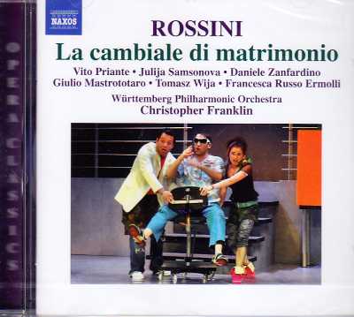 Gioachino Rossini / La Cambiale di Matrimonio / Vito Priante / Julija Samsonova / Württemberg Philharmonic Orchestra / Christopher Franklin