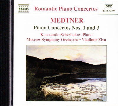 Nikolai Medtner / Piano Concertos 1 & 3 // Konstantin Scherbakov / Moscow Symphony Orchestra / Vladimir Ziva