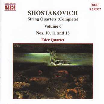 Dmitri Shostakovich / String Quartets 10, 11 & 13 / Eder Quartet