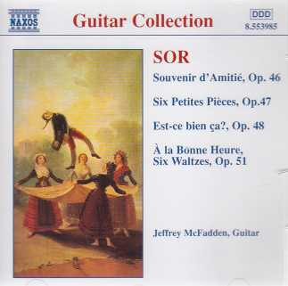 Fernando Sor / Guitar Music / Jeffrey McFadden