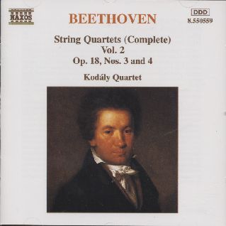 Ludwig van Beethoven / String Quartets (Complete) Vol. 2 / Kodály Quartet