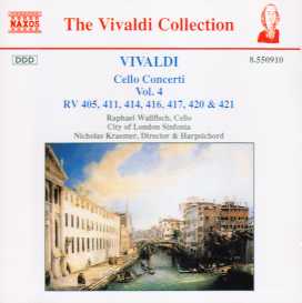 Antonio Vivaldi / Cello Concerti vol. 4