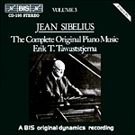 Jean Sibelius / The Complete Original Piano Music, vol. 3 // Erik T. Tawaststjerna