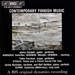 Jukka Savijoki / Jorma Hynninen / Ralf Gothóni / Folke Forsman / Contemporary Finnish Music // Seppo Nummi / Pehr Henrik Nordgren / Erik Bergman / Paavo Heininen / Torsten Stenius